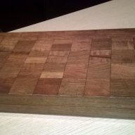 много стара табла-ретро кутия дърво фурнир 50х50см, снимка 11 - Антикварни и старинни предмети - 14673865