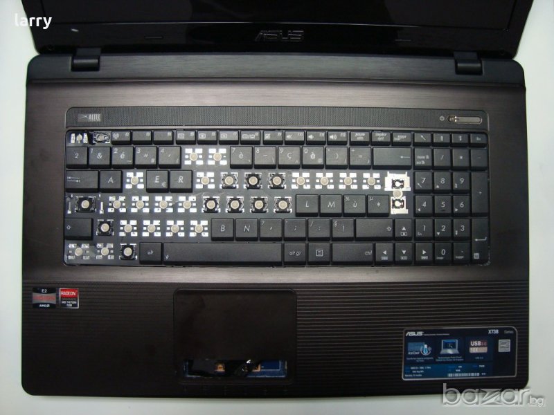 Asus X73B лаптоп на части, снимка 1
