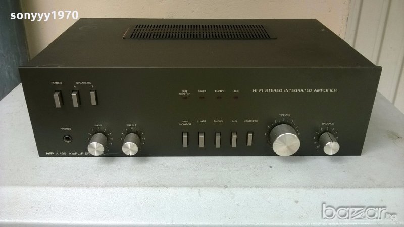 mp a 400 hi-fi-stereo amplifier-140watt-внос швеицария, снимка 1