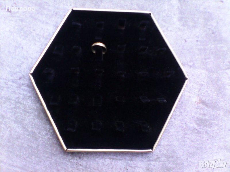 Плюшена поставка за пръстени, снимка 1