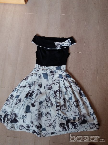 рокля с мотиви на "Мерилин Монро", снимка 1