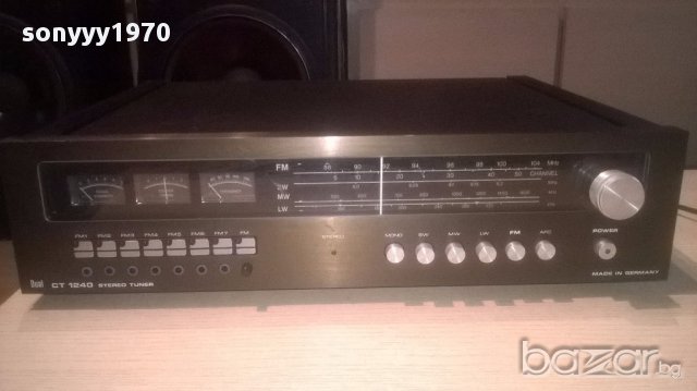 dual ct1240 stereo tuner-made in germany-внос швеицария, снимка 4 - Ресийвъри, усилватели, смесителни пултове - 16192485