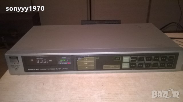 sanyo jt-440l stereo tuner-внос швеция, снимка 3 - Ресийвъри, усилватели, смесителни пултове - 25414647