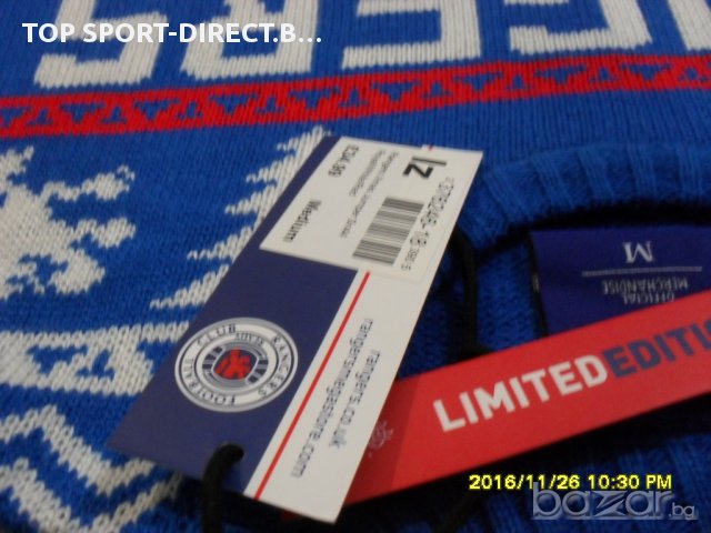 Мъжки пуловер -RANGERS  100% акрил  внос Англия., снимка 5 - Пуловери - 16766930