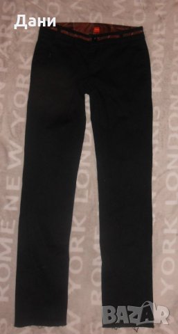 100% Оригинален  черен панталон Hugo Boss, снимка 4 - Панталони - 24104007