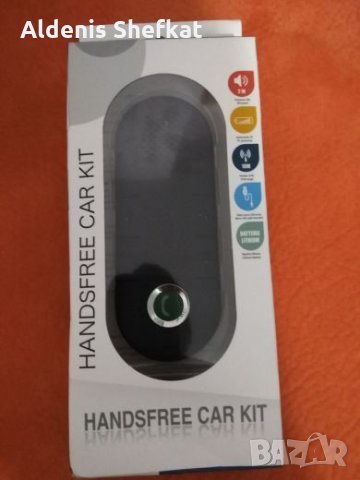 Handsfree car kit, снимка 1 - Слушалки, hands-free - 21514655