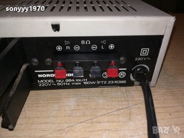 nordmende pa1002-hifi amplifier-внос швеицария, снимка 13 - Ресийвъри, усилватели, смесителни пултове - 21639810