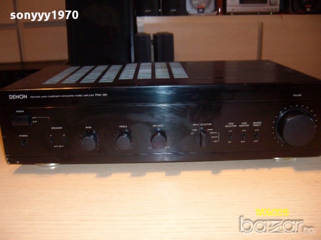 denon pma-280-stereo amplifier-внос швеицария, снимка 3 - Ресийвъри, усилватели, смесителни пултове - 11863422