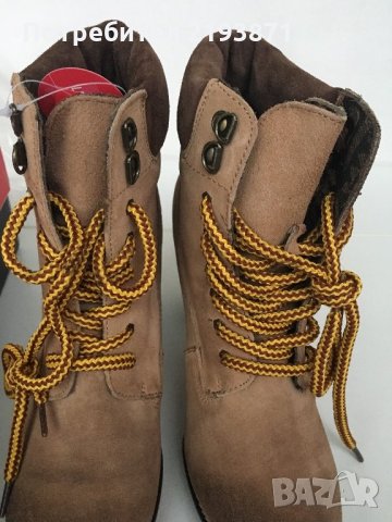 Естествена кожа велур боти Maria Mare номер39, снимка 11 - Дамски боти - 24291447
