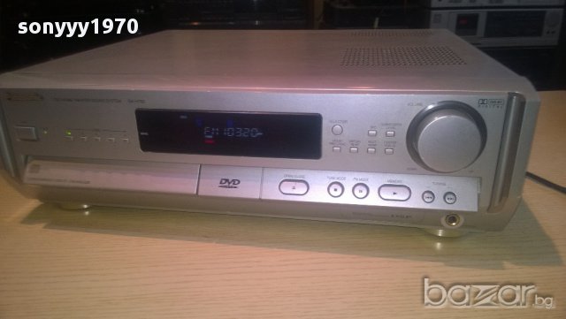 panasonic sa-ht80 dvd home theater sound system-178watts-внос швеицария, снимка 7 - Ресийвъри, усилватели, смесителни пултове - 10362176