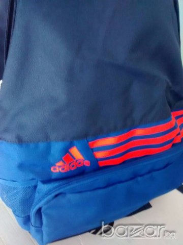 Нова раница Adidas 3 Stripes DER Backpack Dark Blue, снимка 6 - Чанти - 19215641