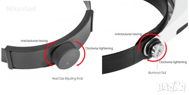 Челник с лупи и led осветление, снимка 7 - Друга електроника - 25219836