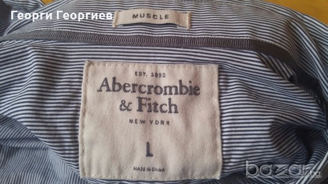 Мъжка риза Abercrombie & Fitch /Аберкромби енд фич, 100% оригинал, снимка 2 - Ризи - 20068690