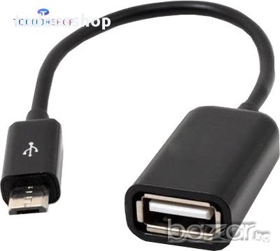 Usb Otg Кабел за флашка,клавиатура или мишка на телефон или таблет, снимка 1 - USB кабели - 9969715