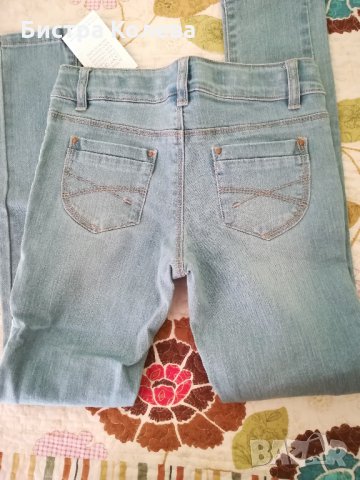 Нови ластични дънки за момиче KIHAWO, снимка 4 - Детски панталони и дънки - 6821936