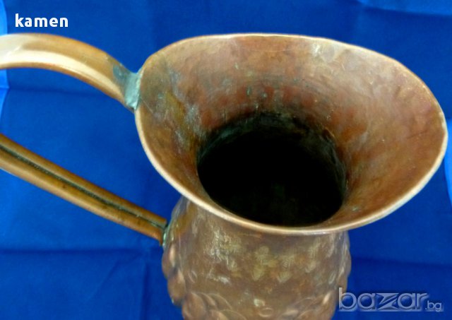 Кана кована мед  , 20 см., снимка 4 - Антикварни и старинни предмети - 15069707