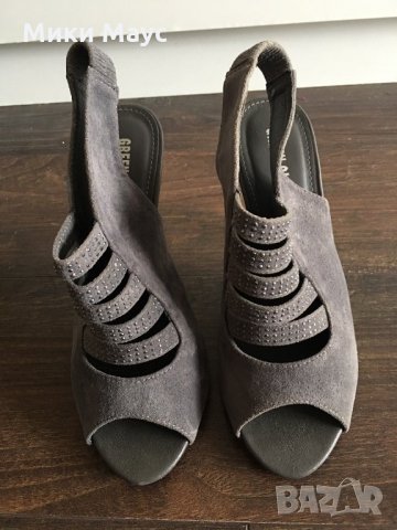 Сиви летни сандали, снимка 1