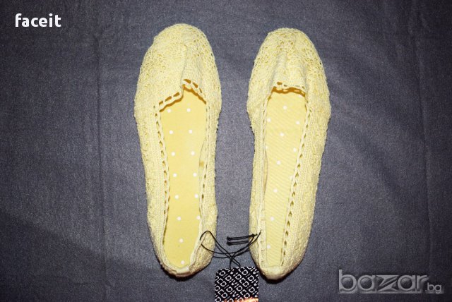 H&M - 100% Оригинални плетени равни обувки / Пантофи / Пантофки / Hennes & Mauritz , снимка 12 - Дамски ежедневни обувки - 17519918