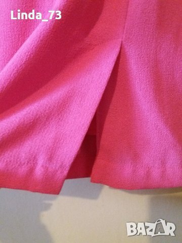 Дам.рокля-"H&M"-/полиестер+ликра/-цвят-цикламен. Закупена от Италия., снимка 9 - Рокли - 22610957
