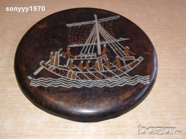 ретро колекция-метална чиния за стена-внос швеицария-24см, снимка 11 - Сватбени рокли - 21103989