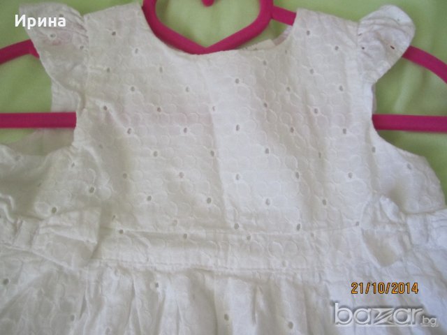 Красива рокличка Н&М за малка принцеса, 4-6 месеца, снимка 2 - Бебешки рокли - 21465912
