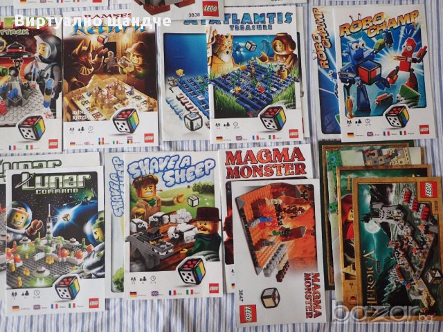 Книжки LEGO от различни Лего настолни игри, снимка 5 - Рисуване и оцветяване - 18136450