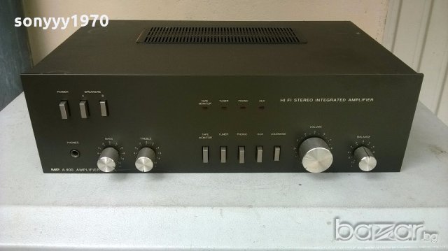 mp a 400 hi-fi-stereo amplifier-140watt-внос швеицария, снимка 1 - Ресийвъри, усилватели, смесителни пултове - 18215841