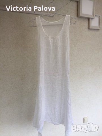 Марлена бяла рокля за плаж, снимка 2 - Рокли - 25361979