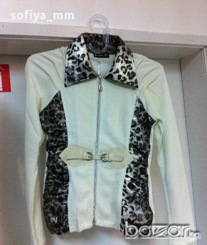 Дамски Суичър с кожа три модела, снимка 3 - Блузи с дълъг ръкав и пуловери - 10029539