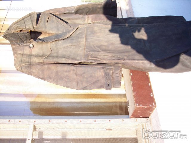 Мъжко кожено палто продавам,  разменям, снимка 2 - Антикварни и старинни предмети - 17230691