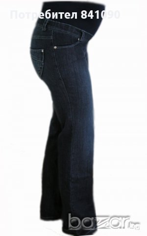 Дънки за макси дами и бременни 0111 прав силует, снимка 2 - Дрехи за бременни - 9203126