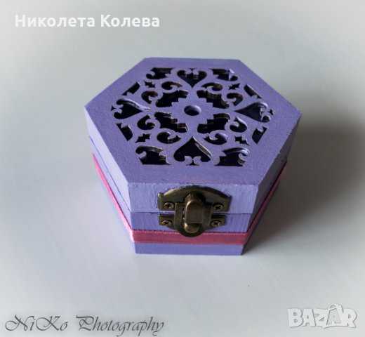 Дървени ръчно изработени кутии за бижута, снимка 5 - Други - 24882600