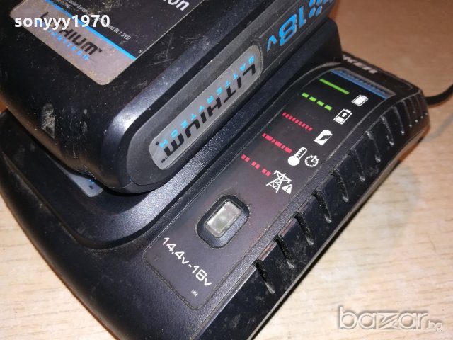black & decker lithium power-charger+battery-внос швеицария, снимка 7 - Други инструменти - 21444555