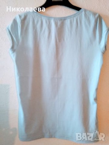 Светло синя тениска,S'Oliver, снимка 2 - Тениски - 21996766