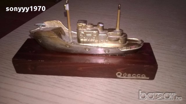 Одеса-китобоец-13х7х4см, снимка 10 - Антикварни и старинни предмети - 17855542