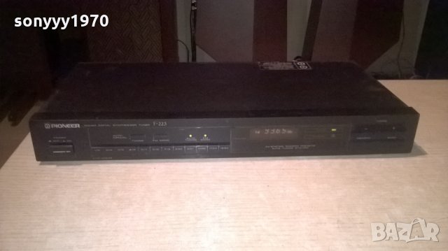 pioneer f-223 stereo tuner-made in japan-внос англия, снимка 9 - Ресийвъри, усилватели, смесителни пултове - 23864930