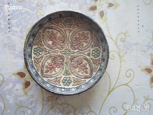 Уникална авторска глинен керамична чиния емайл маркировка, снимка 7 - Други - 25878865