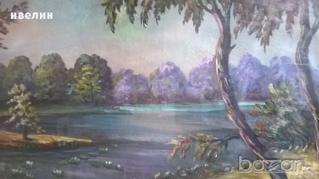 стара картина-пейзаж , снимка 5 - Картини - 16160193