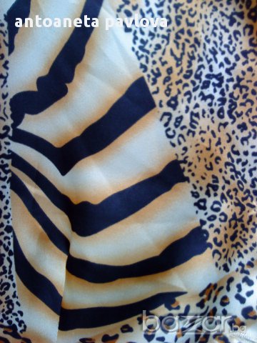 Сатенена риза  леопардов принт, снимка 3 - Ризи - 12044594