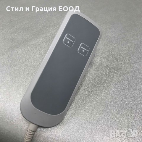 Електрическа кушетка Optima (1 мотор) - бяла/сива 186 х 68 x 54/88 см, снимка 7 - Кушетки - 24242374