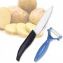 CERAMIC SLICE- керамичен нож в комплект с белачка., снимка 1 - Прибори за хранене, готвене и сервиране - 15566586