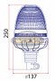 АВАРИЙНА ЛАМПА С ХАЛОГЕННА КРУШКА TR 518 1БР. 1бр., снимка 2