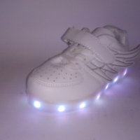 Детски маратонки светещи (крила) USB - зареждане, снимка 5 - Детски маратонки - 19136172