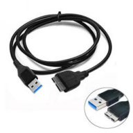 USB 3.0  - USB 3.0  DATA кабел за Samsung Galaxy S5, Galaxy Note 3, снимка 1 - USB кабели - 11642588