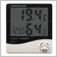 Часовник с термометър и влагомер за стая , снимка 1 - Други - 12706056