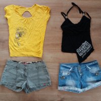 летни комплекти-къси панталони,потници, снимка 2 - Къси панталони и бермуди - 25288018