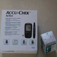 Глюкомер за измерване на кръвна захар Accu-Chek Active + 110 бр. тест ленти , снимка 2 - Уреди за диагностика - 11000812