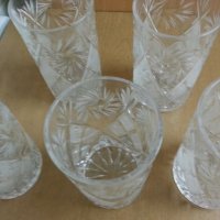 Кристални чаши руски кристал , снимка 3 - Антикварни и старинни предмети - 25663014