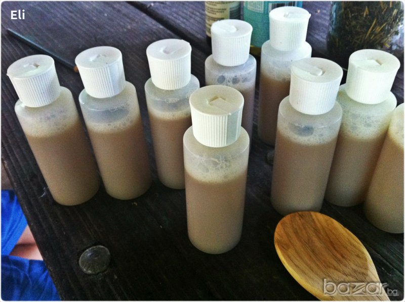 Уникален био шампоан с чесън за растеж и против косопад  без миризма, снимка 1