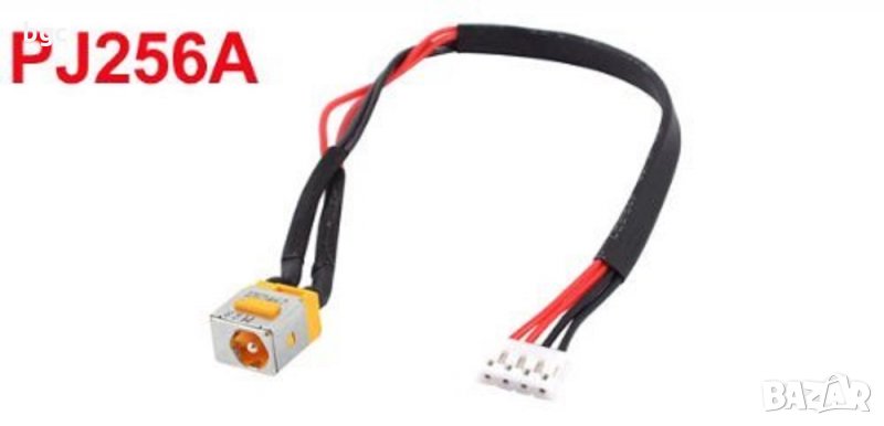 Нова DC JACK Букса с кабел за Лаптопи Acer Aspire 8920 8920G 8930 8930G PJ256A , снимка 1